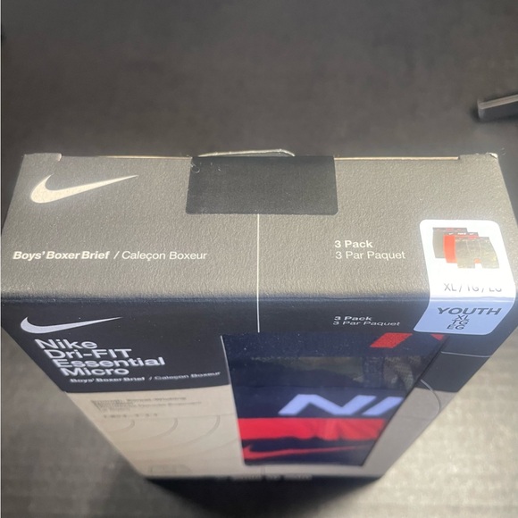 BNIB Nike Kids’ Assorted 3 Pack Micro Essentials Boxer Briefs Big Kid XL 18-20 - Picture 8 of 11